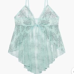Savage x fenty blue lace babydoll